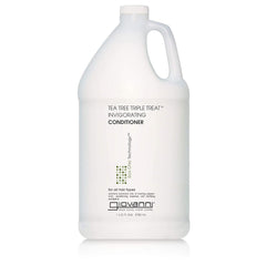 GIOVANNI Tea Tree Triple Treat Conditioner, bouteille-refroidissante, apaise et démêle en douceur.