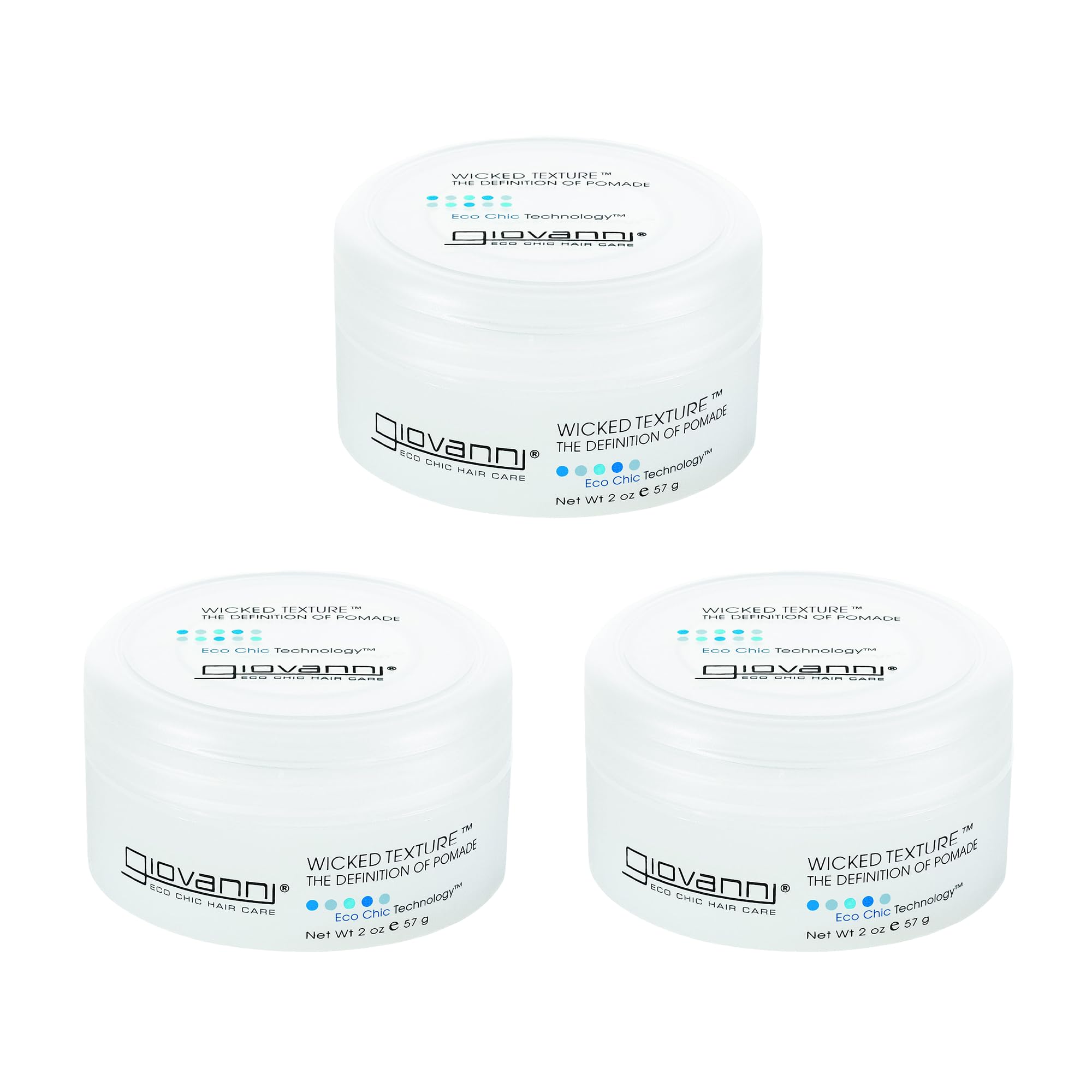 GIOVANNI Wicked Texture - pomade définition pour style texturé et lavage facile.
