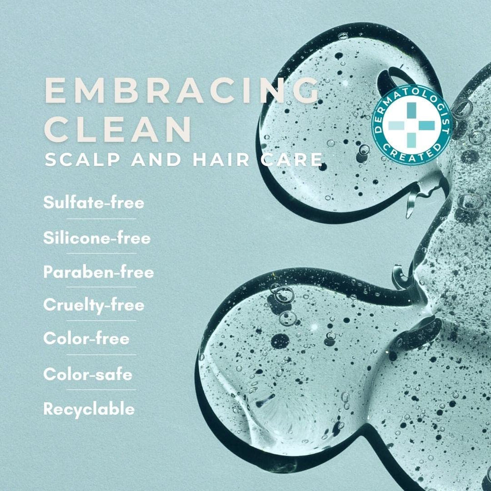 GIRL+HAIR Tea tree oil and hemp seed fortifying blend image suggests resilient follicles