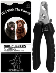 Coupes-ongles pour chats et chiens, grand format, par Girl With The Dogs, coupe nette et sûre.