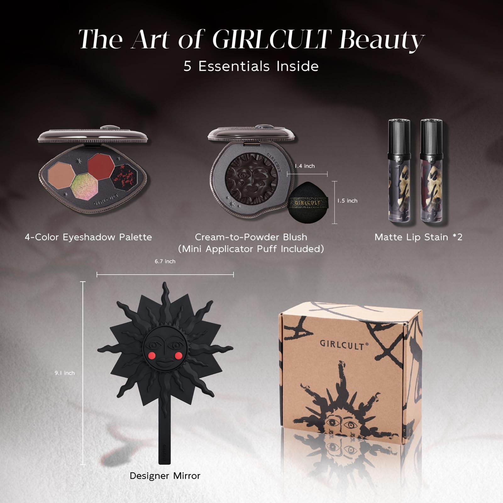 GIRLCULT blush crème en poudre, texture douce et éclat naturel.