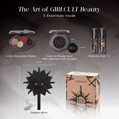 GIRLCULT blush crème en poudre, texture douce et éclat naturel.