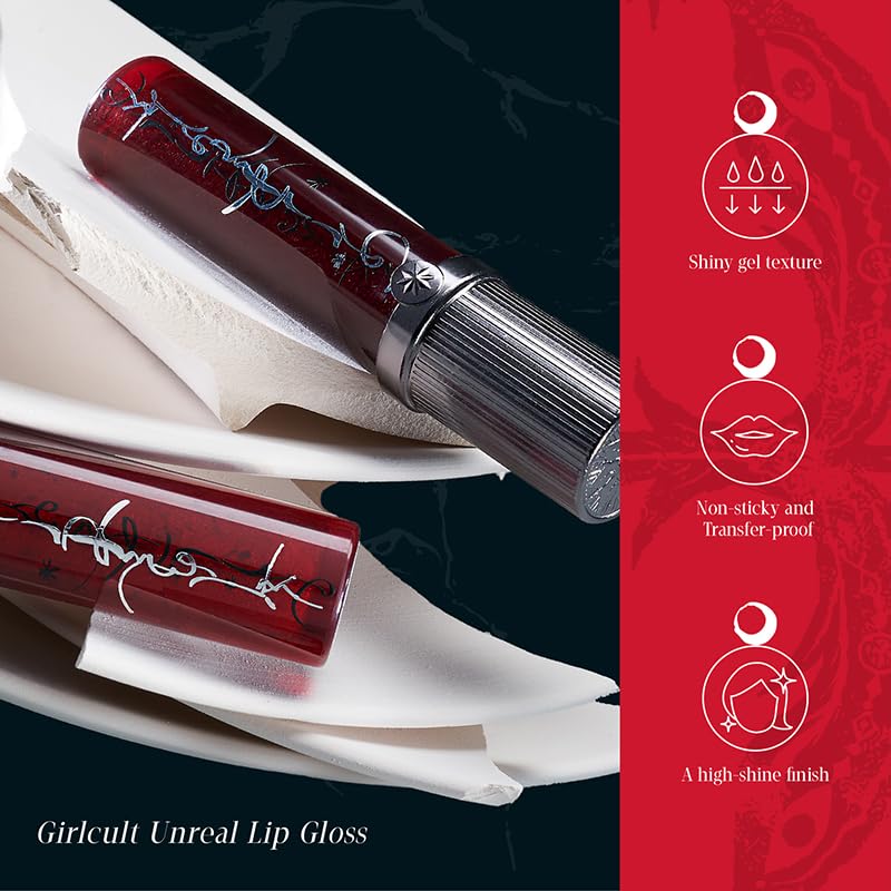 GIRLCULT Glass Shine Lip Gloss donne un fini brillant sans film blanc.