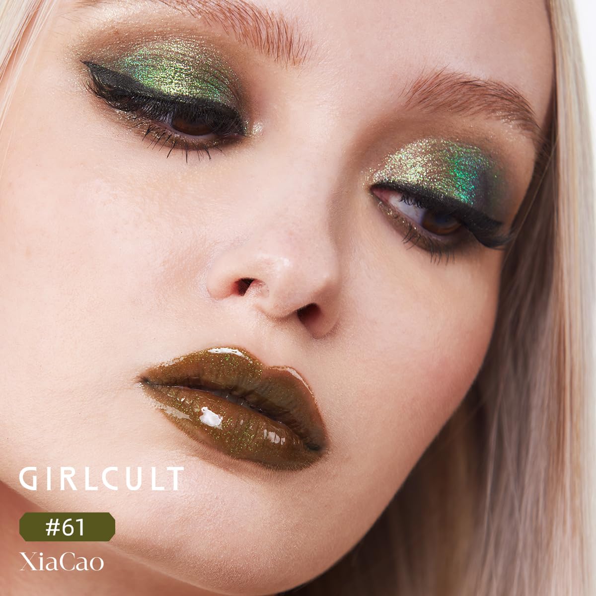GIRLCULT ombre bleu-vert glacé offre un contraste frais et sophistiqué