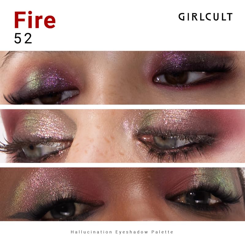 GIRLCULT Teintes riches et glitter gros plan sur rendu lumineux