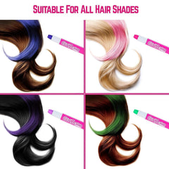 GirlZone crayons-cheveux-sechage-rapide, couleur qui seche rapidement apres application.