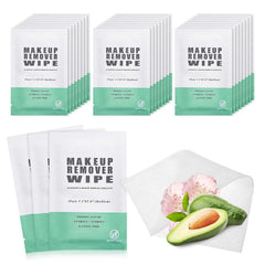 Lingettes démaquillantes Gisdo en emballage individuel, idéales pour les voyages.