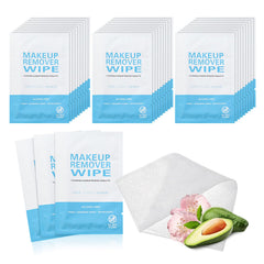 Lingettes démaquillantes Gisdo bleues en emballage pratique, parfaites pour le voyage.
