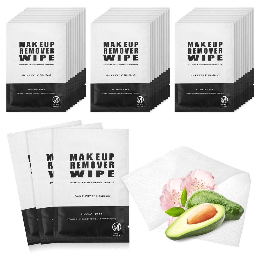 Lingettes démaquillantes Gisdo en emballage individuel, pratique et hygiénique pour usage rapide du visage.