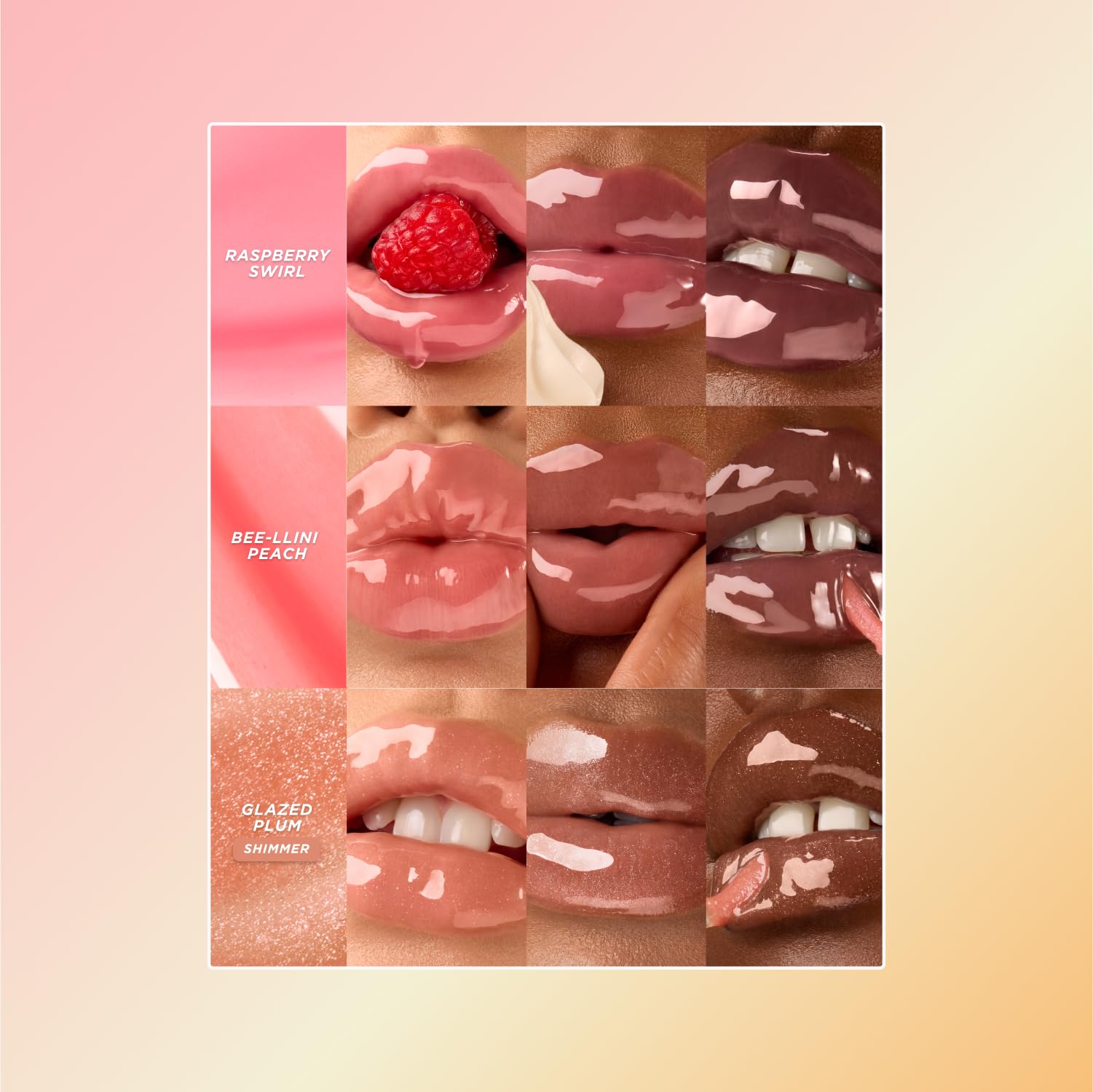 Gisou huile lèvres 97% naturelle, formulation nourrissante au miel Mirsalehi.