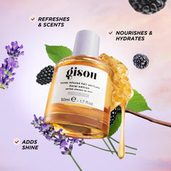 Ingrédients clés: miel Mirsalehi et huile d'argan, pour cheveux nourris et lumineux.