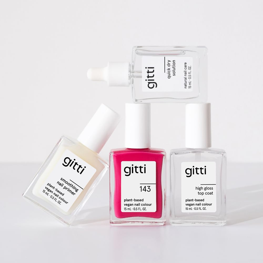 Gitti utilisation manucure dix jours avec brillance durable.