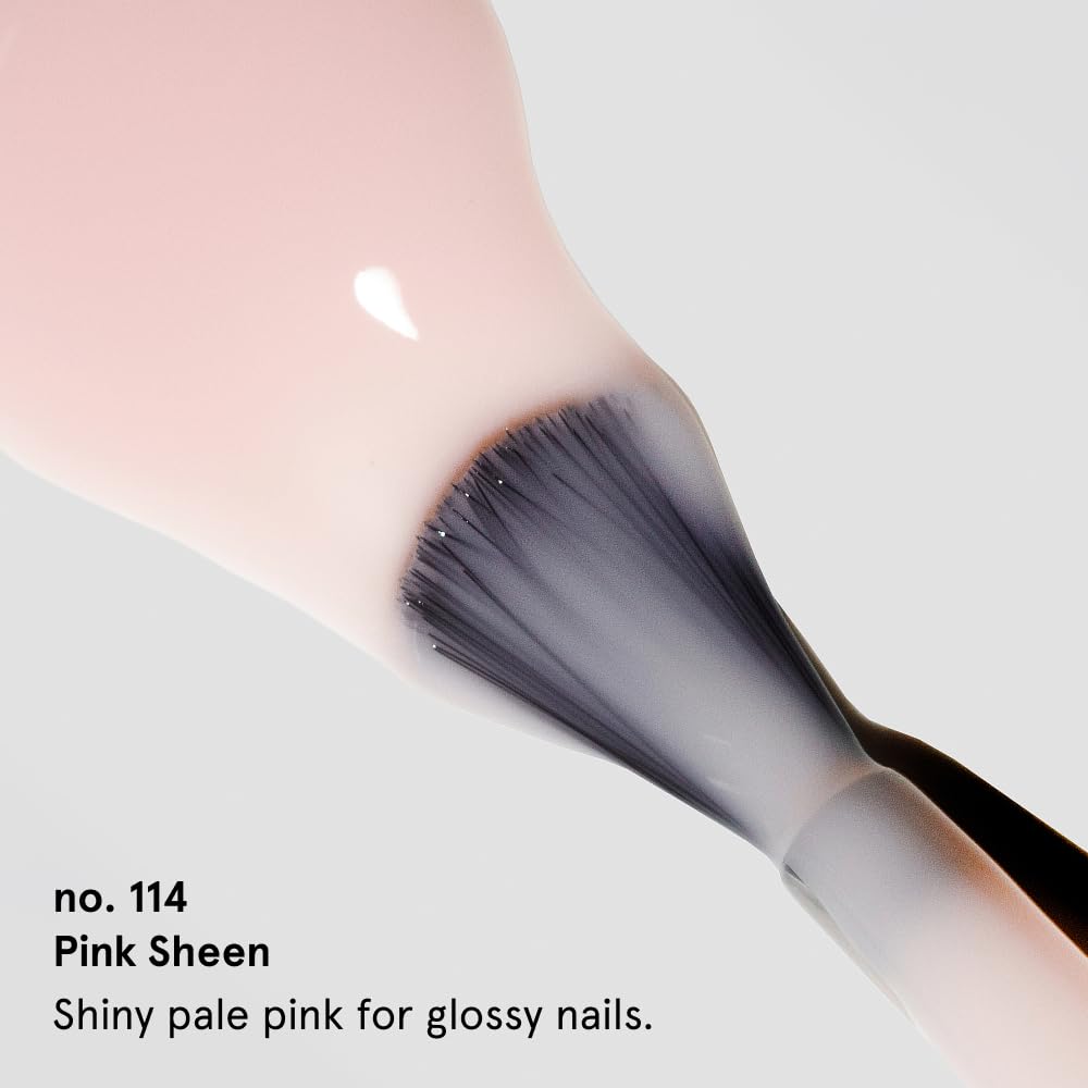 Gitti vernis végan échantillon couleur rose sur ongle
