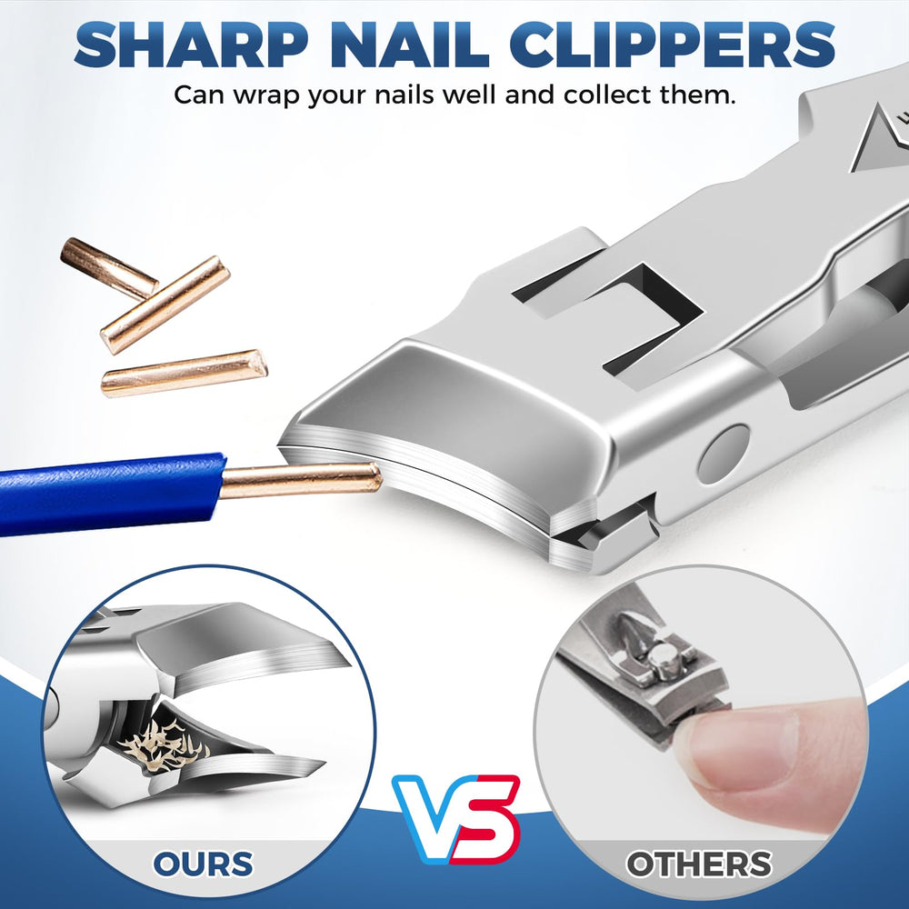 GJNL acier inoxydable extra-tranchant pour ongles épais et durables
