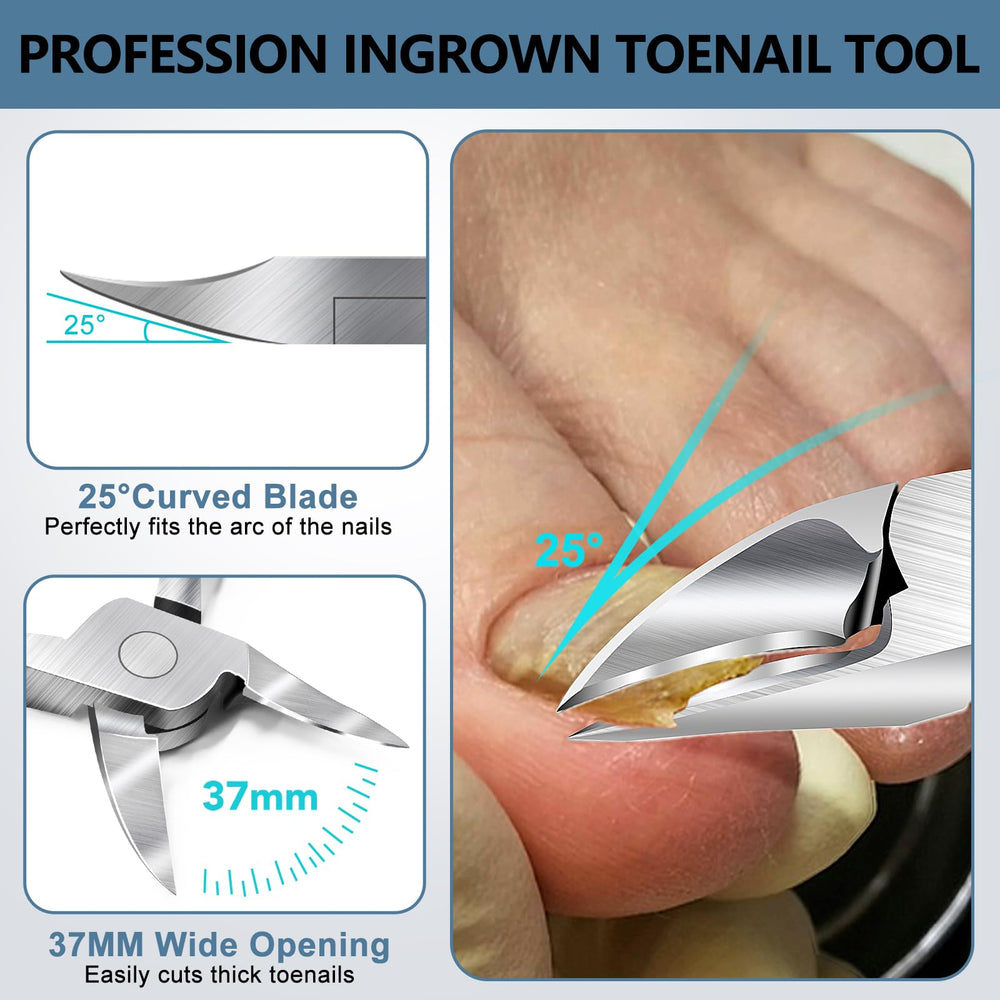 GJNL coupe-ongles avec ramasse-ongles pour éviter les éclats.