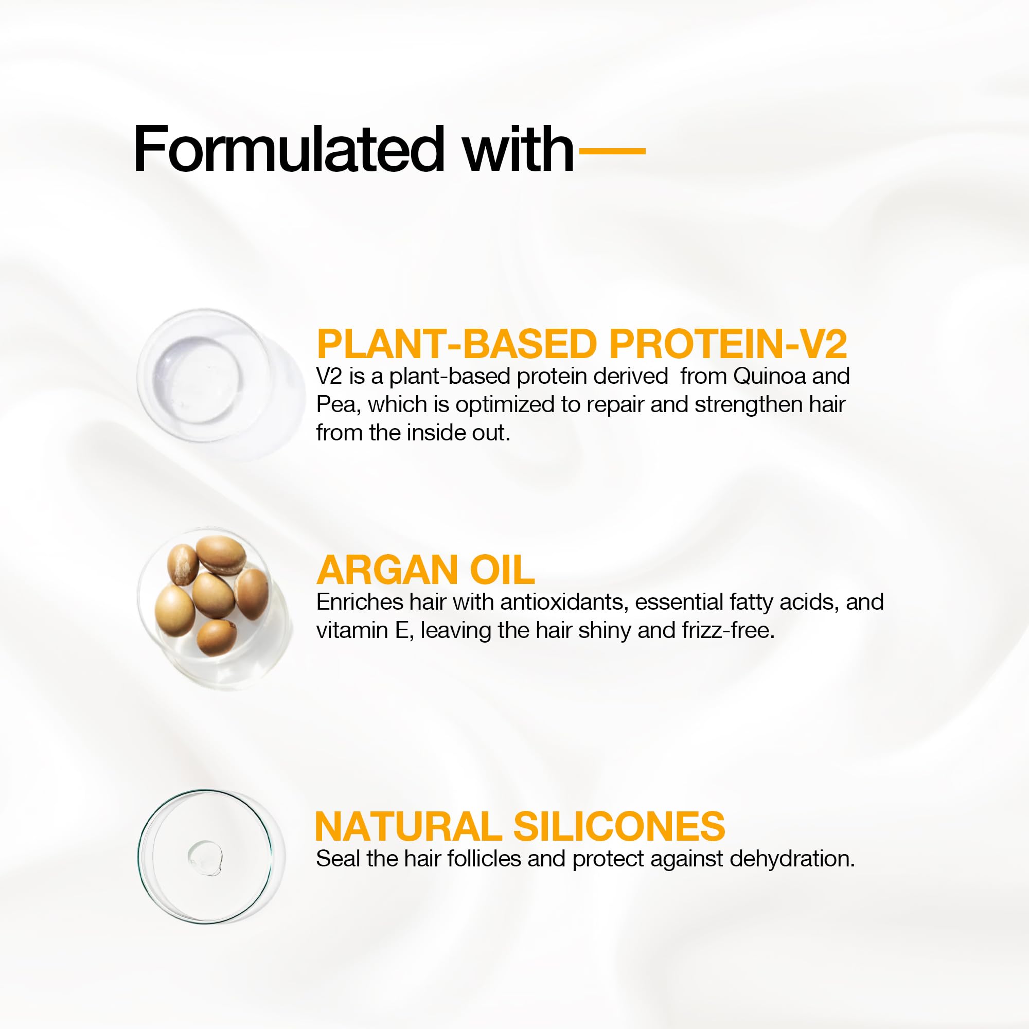 GK HAIR Adapte tous types cheveux – convient aux boucles frises et cheveux abimes.
