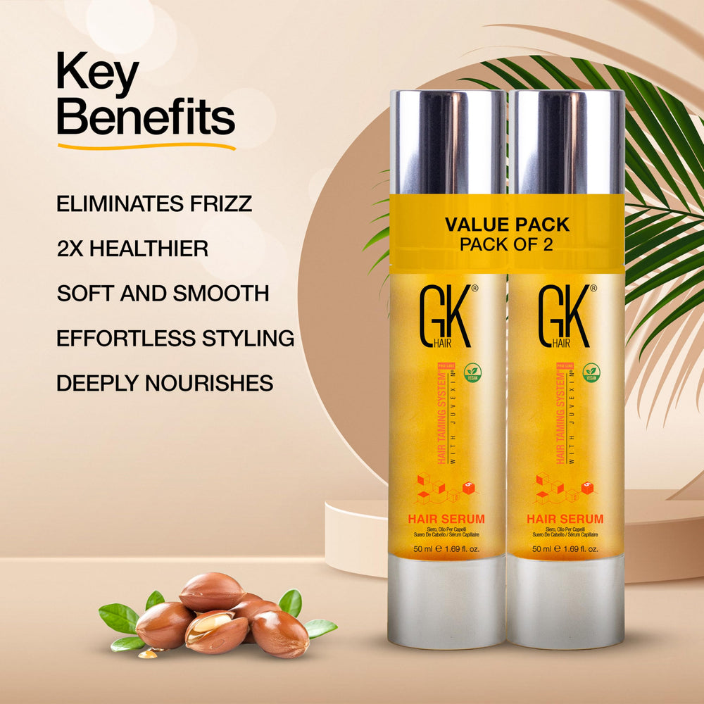 GK HAIR huile nourrissante argan, hydrate les longueurs et facilite le démêlage