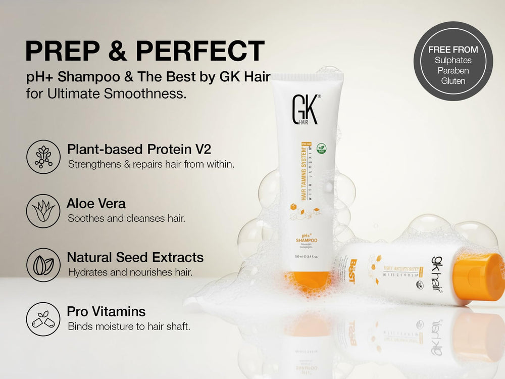GK Hair rinçage-doux : rinçage délicat qui purifie sans dessécher.