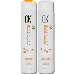 GK HAIR Shampoing équilibrant – bouteille: lutte contre l’excès de sébum et fraîcheur durable.