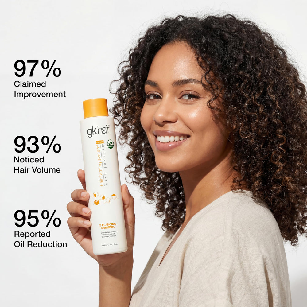 GK Hair Shampoing équilibre – cheveux lisses et sans frisottis après lavage