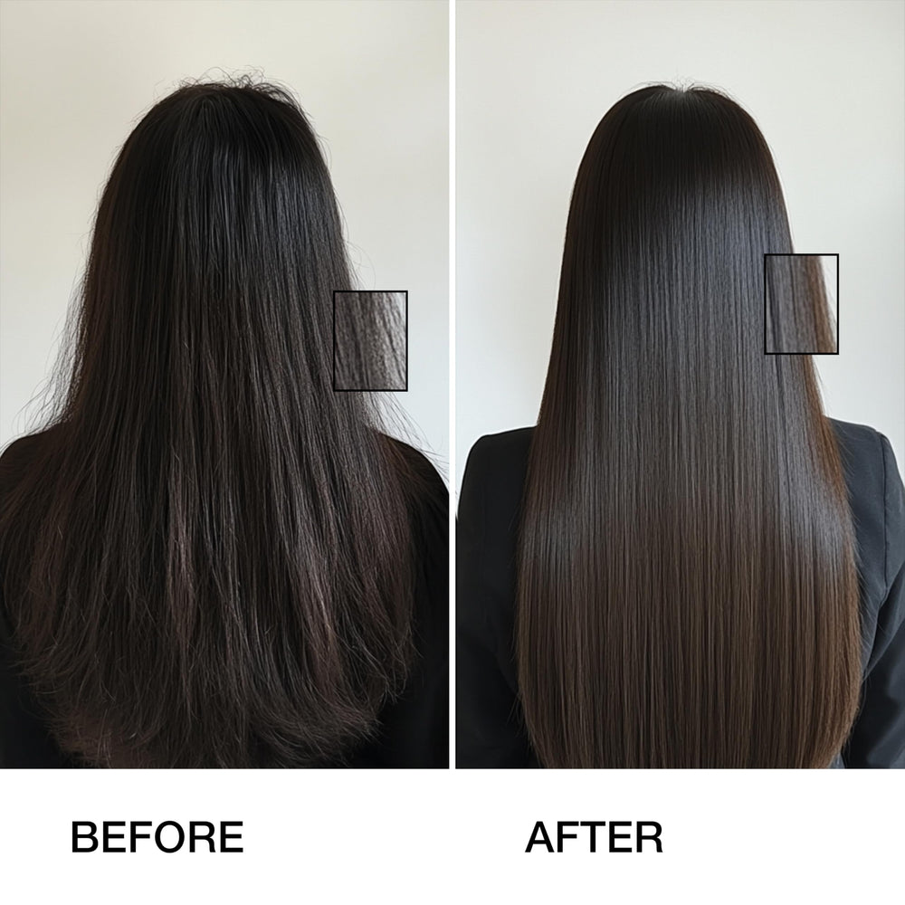 GK Hair Shampoing équilibre – mousse généreuse révélant une texture soyeuse