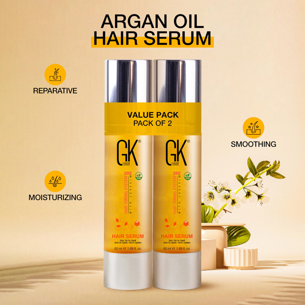 GK HAIR soin coiffage huile, discipline les temps mouillés et protège des frisottis