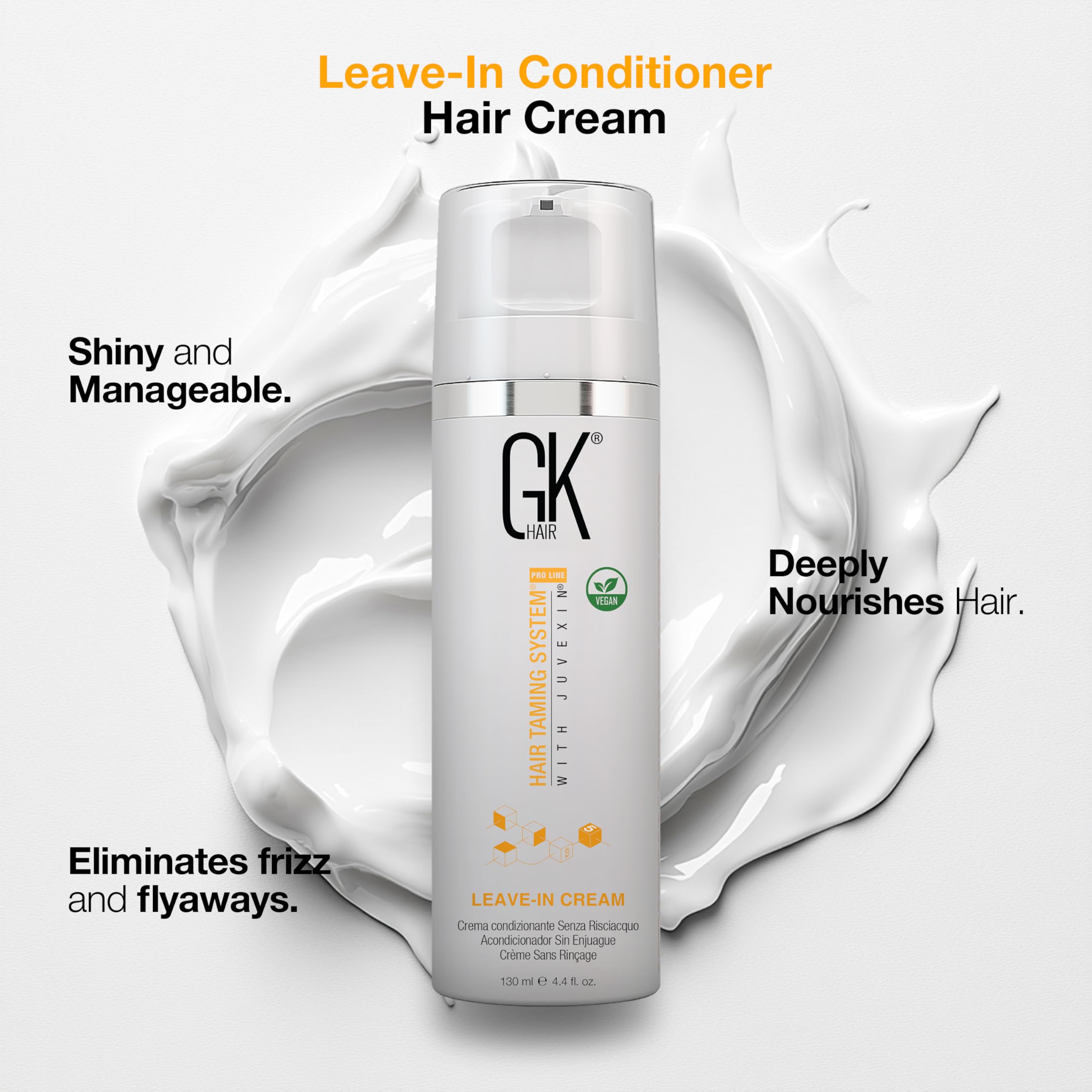 GK HAIR soin sans rinçage prévention casse: cheveux plus solides