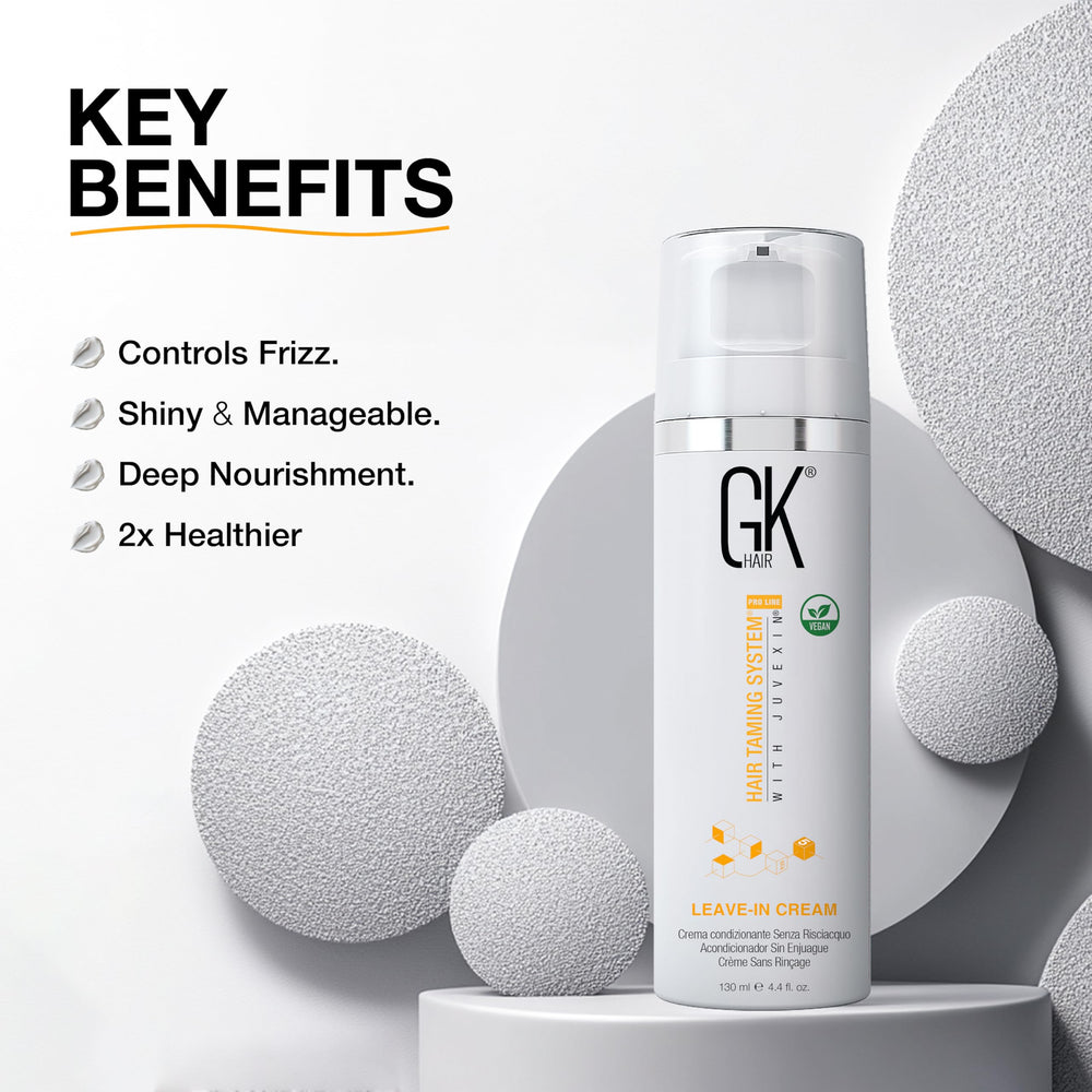 GK HAIR soin sans rinçage protection chaleur: avant coiffage