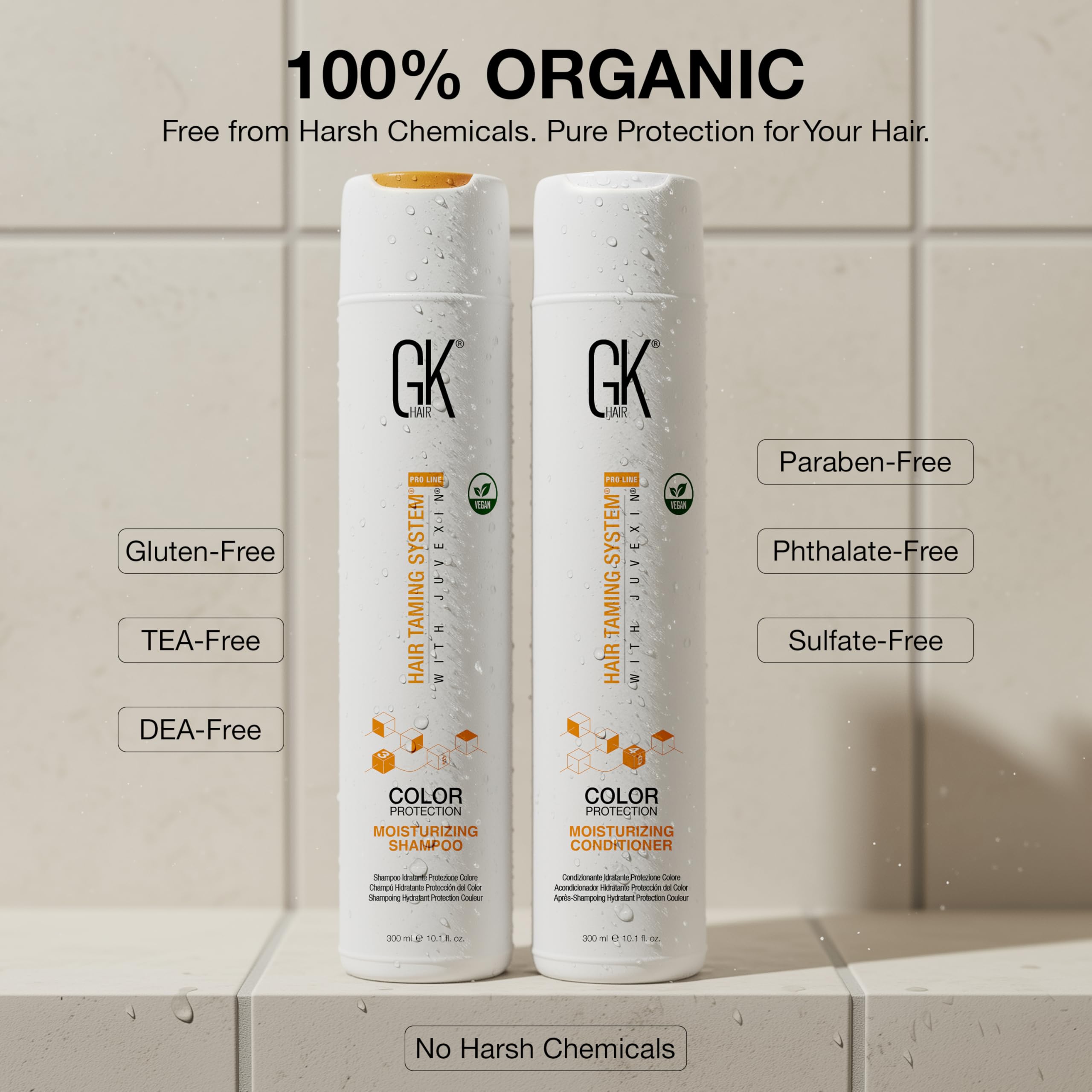 GK Hair brillance douceur: cheveux plus lustrés et maniables