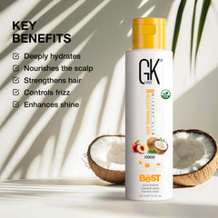 Emballage GK Hair Coco pratique pour usage à domicile