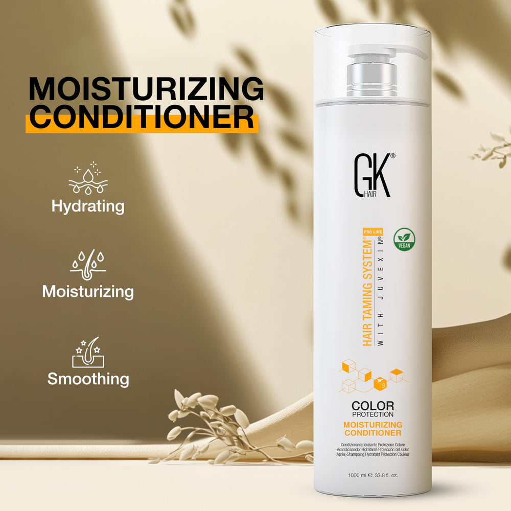 GK Hair Conditionneur: kératine et huile d'argan pour des cheveux nourris et renforcés.