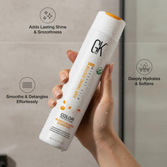 GK Hair conditionneur: flacon clair facilitant démêlage et douceur