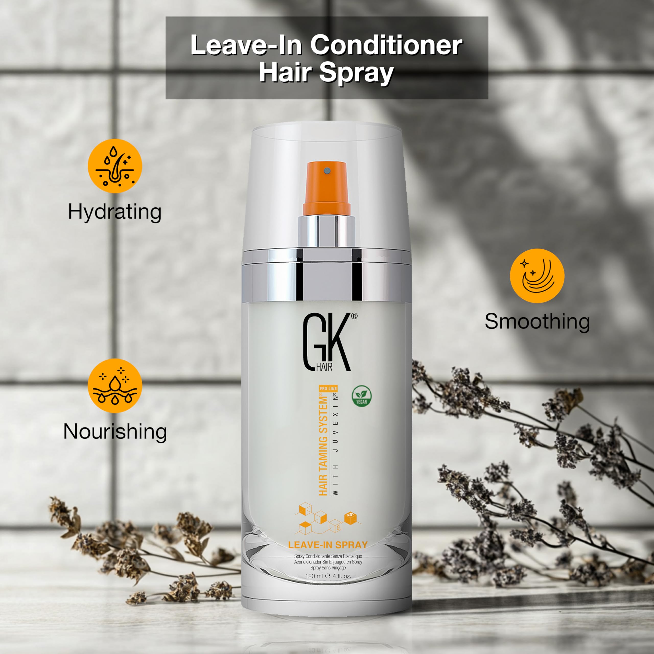GK HAIR hydratation rapide, application instantanée pour cheveux nourris