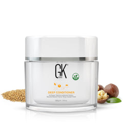GK HAIR Masque capillaire vegan – bouteille prête pour un soin profond.