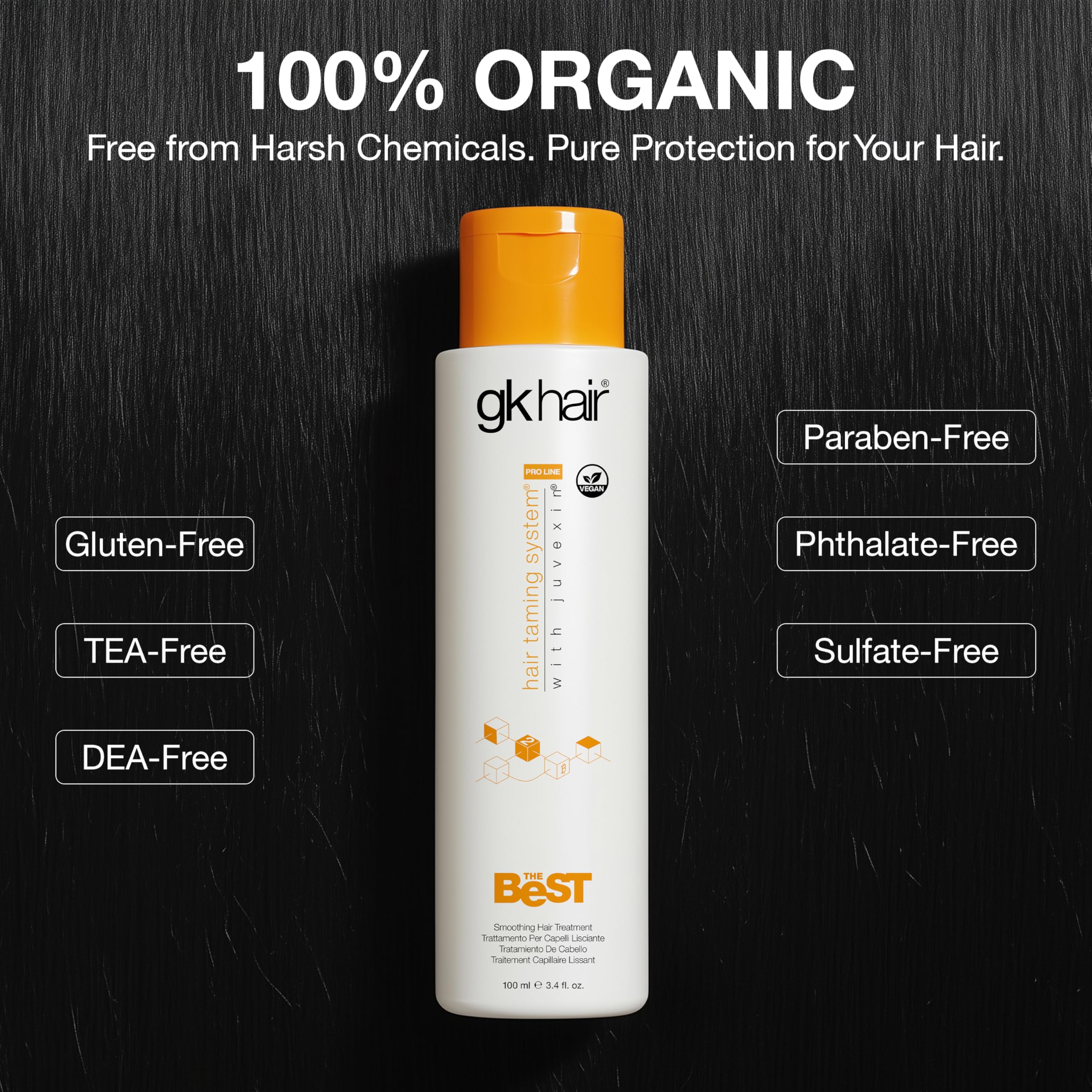 GKHair – cheveux bouclés, texture plus maîtrisée et souple.