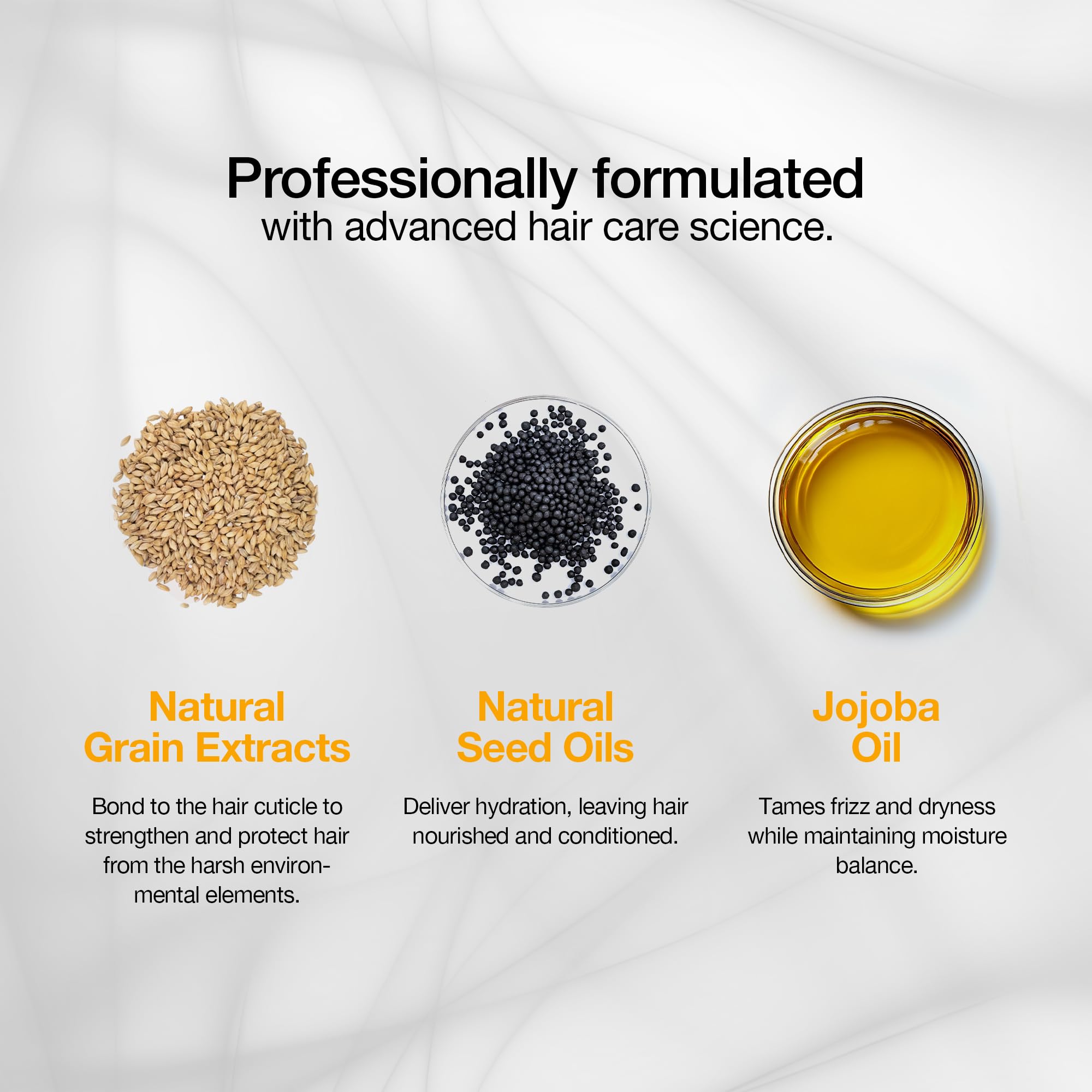 Convient à tous types de cheveux – GK HAIR revitalise même les cheveux traités chimiquement.