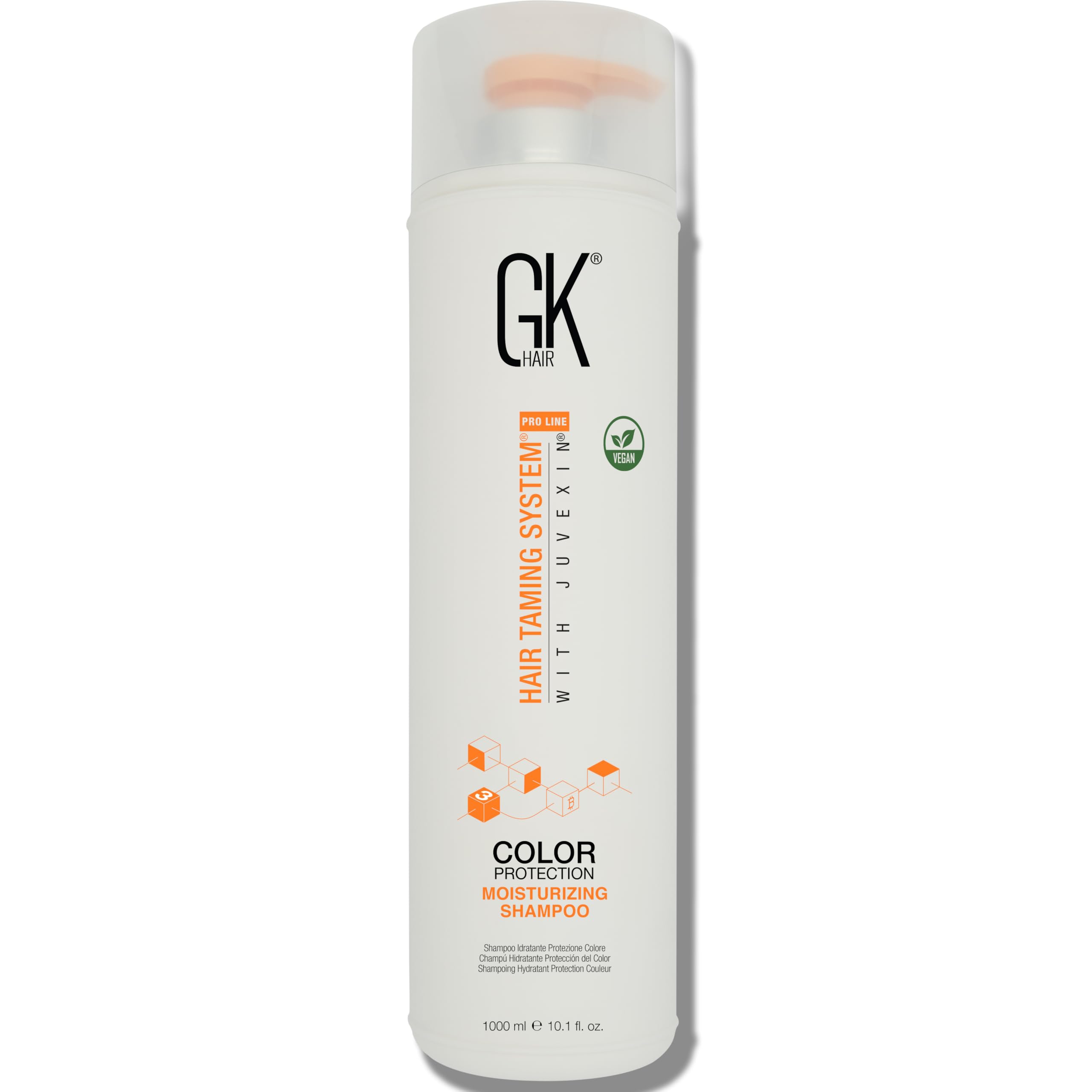 Shampooing couleur GK HAIR – bouteille et protection durable des couleurs