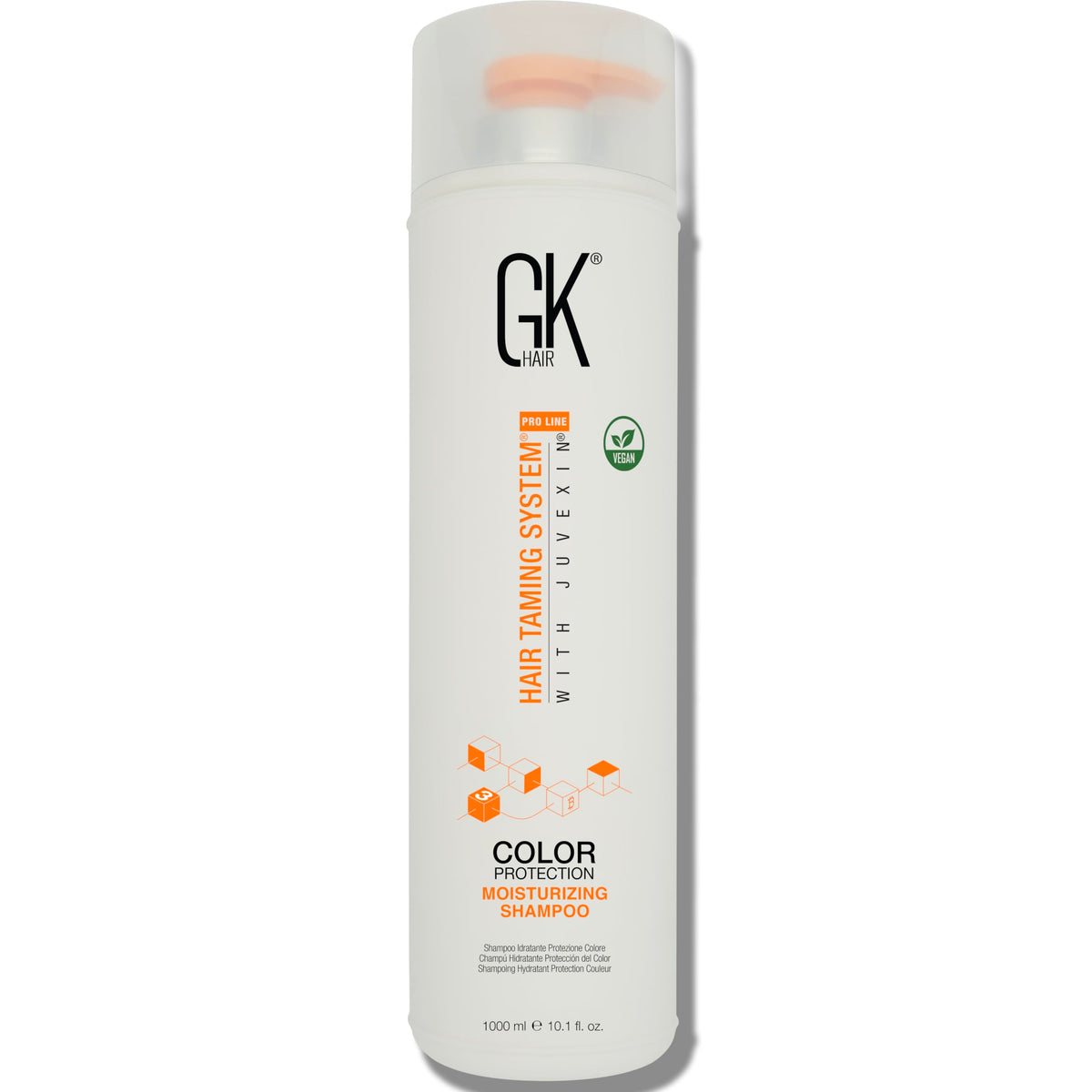 Shampooing couleur GK HAIR – bouteille et protection durable des couleurs