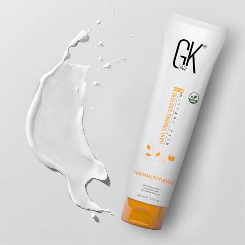 Emballage 100 ml de GK Hair ThermalStyleHer à domicile ou en voyage