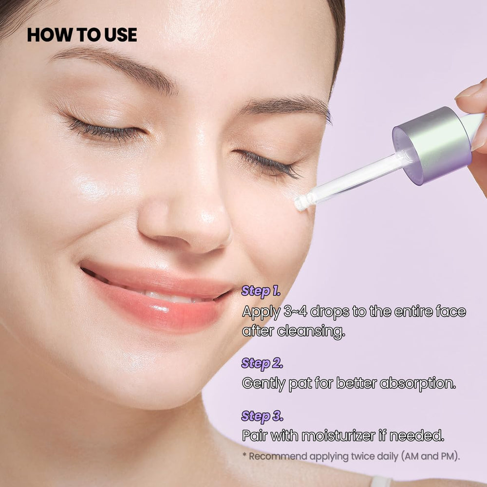 GLAM UP Bakuchiol Sérum — application douce qui lisse visiblement les ridules.