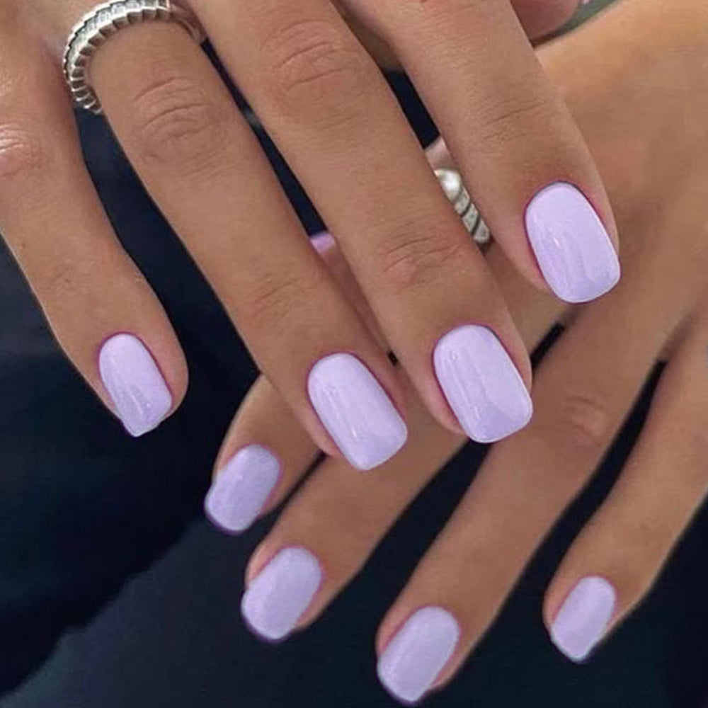 GLAMERMAID ongles carré doux gel, look naturel et confort tout au long de la journée.