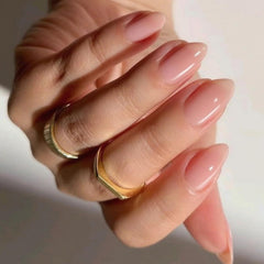 GLAMERMAID ongles nude pink double structure, durabilité assurée.
