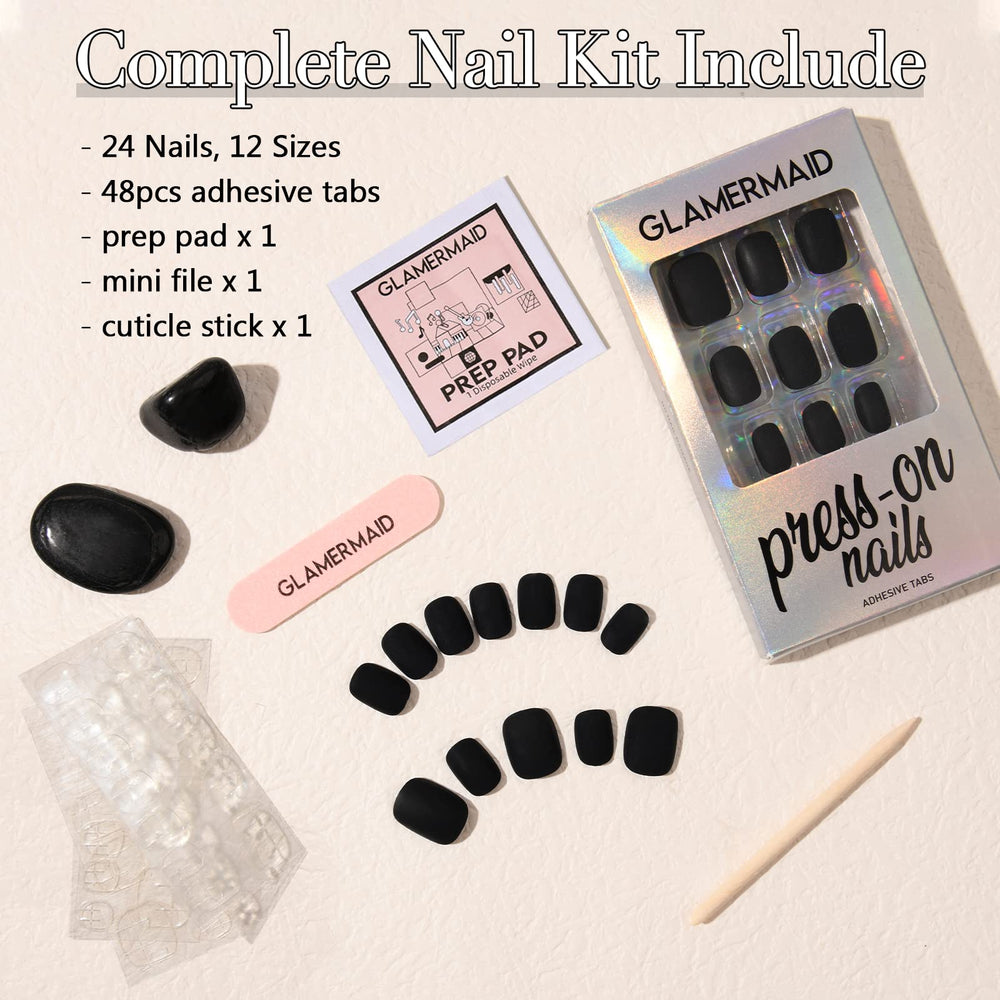 Boîte Glamermmaid contient accessoires et options d’ongles pour un choix précis