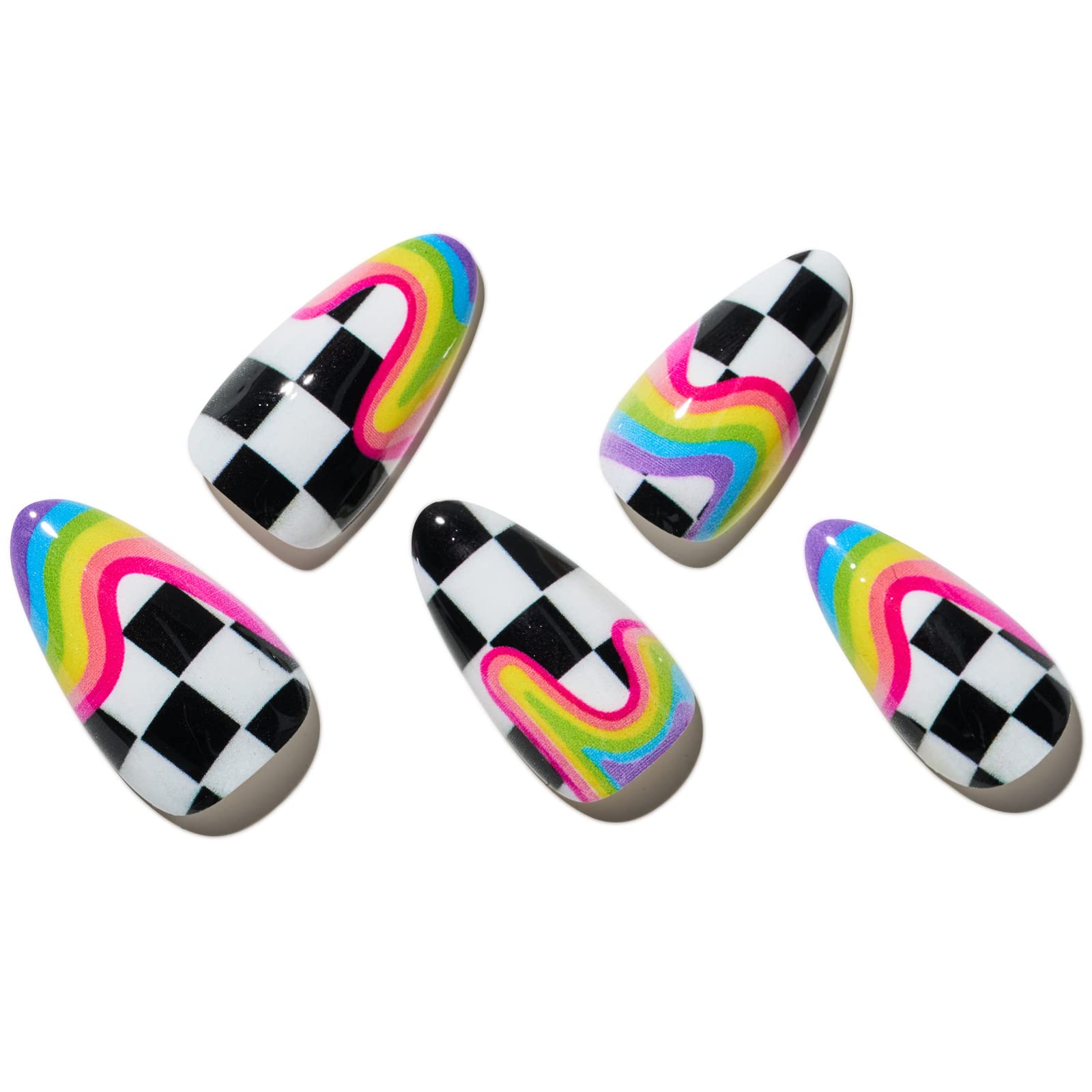 Glamermaid-ongles-arc-en-ciel: look vibrant pour fêtes et sorties.