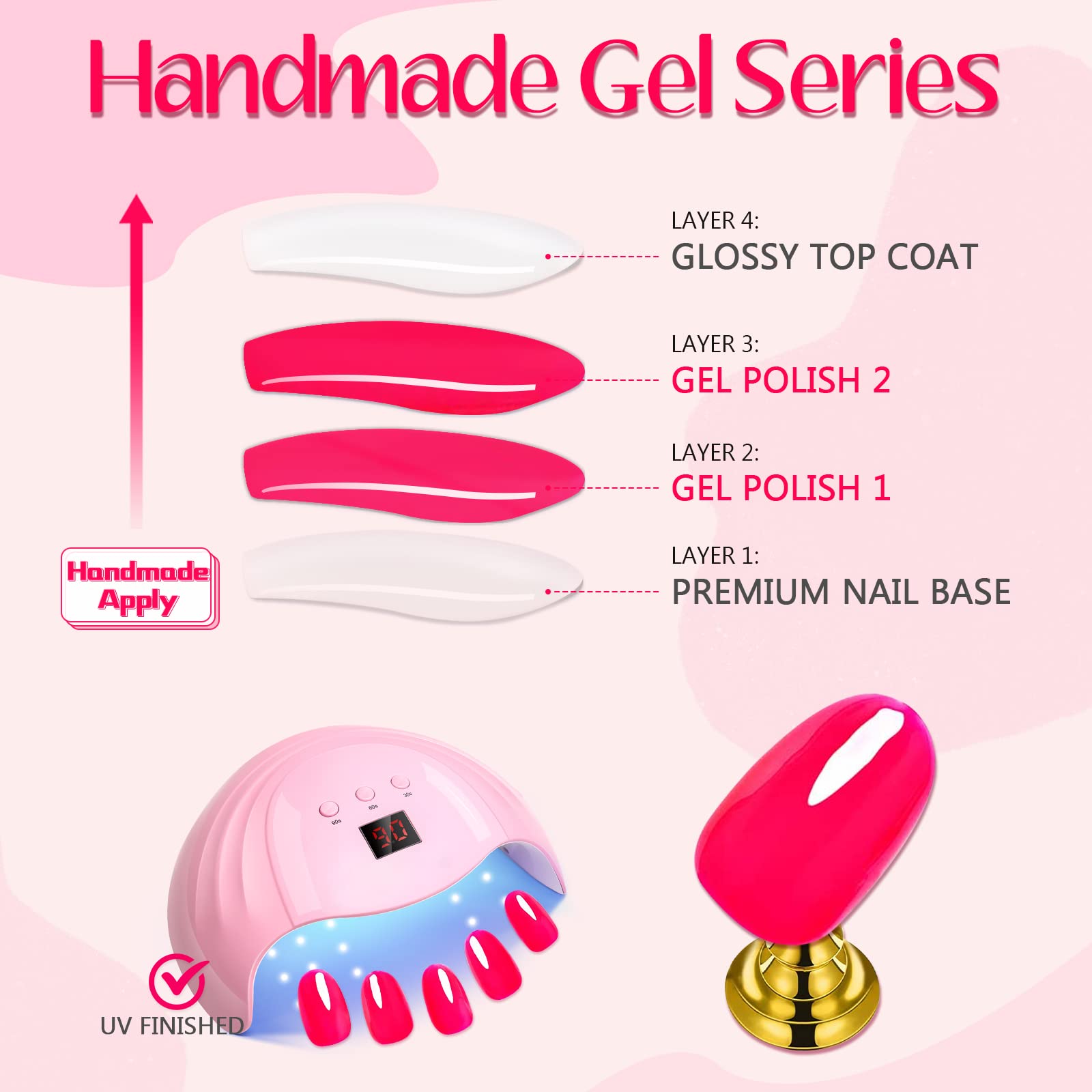 GLAMERMAID ongles forme stiletto – style tendance prêt à porter.