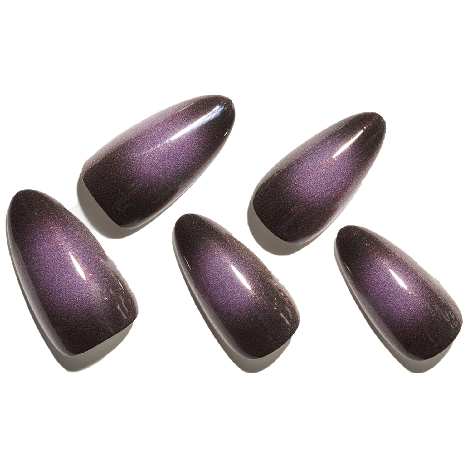 GLAMERMAID kit réutilisables avec 24 ongles et adhésifs pour manucure maison.