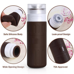 GLAMFIELDS Bouteille spray voyage, pratique pour parfums ou lotions en déplacement.