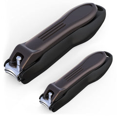 GLAMFIELDS coupe-ongles avec recuperateur, pratique pour eviter les eclaboussures pendant la coupe.