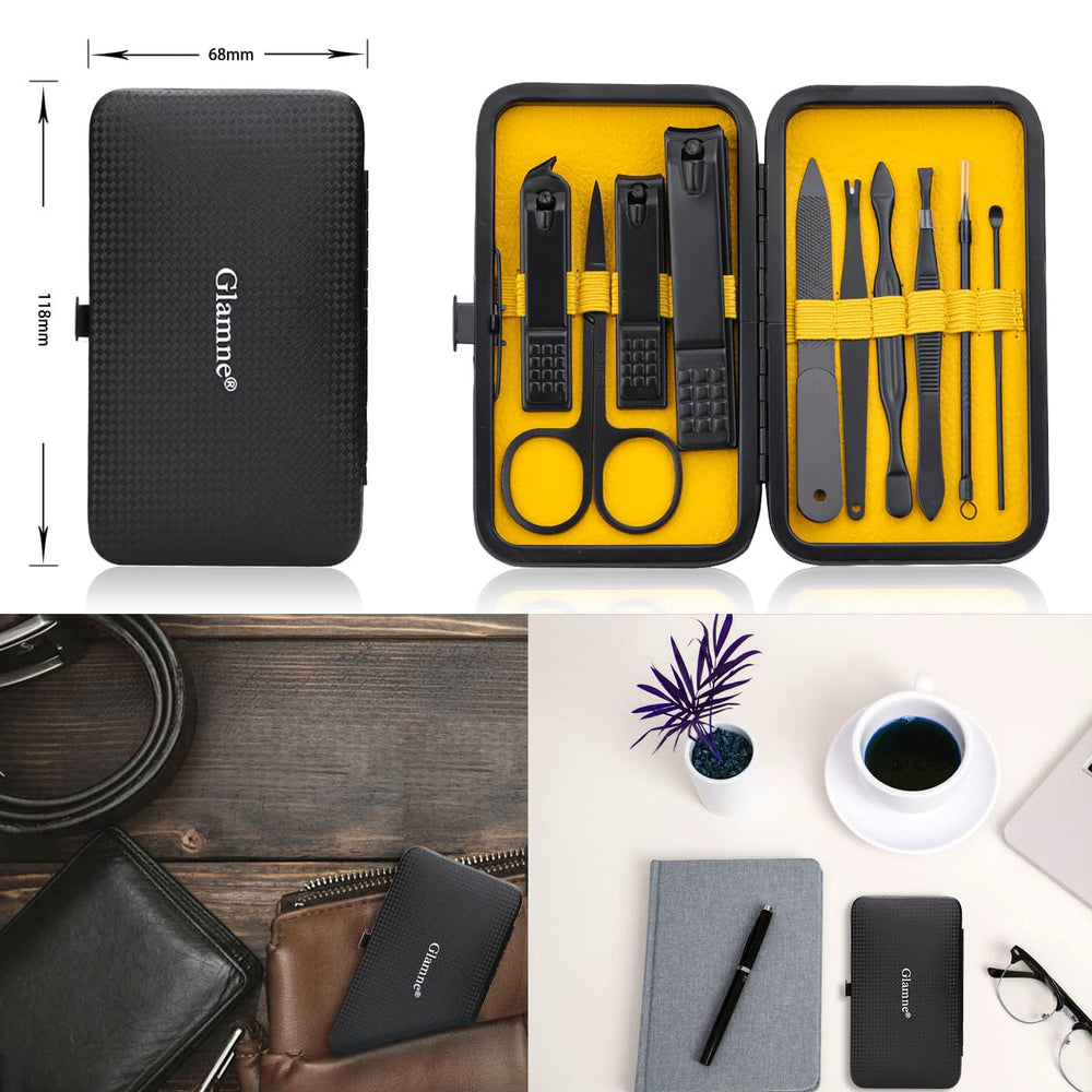 GLAMNE trousse-voyage-manucure-compacte: kit pratique pour voyages et retouches rapides