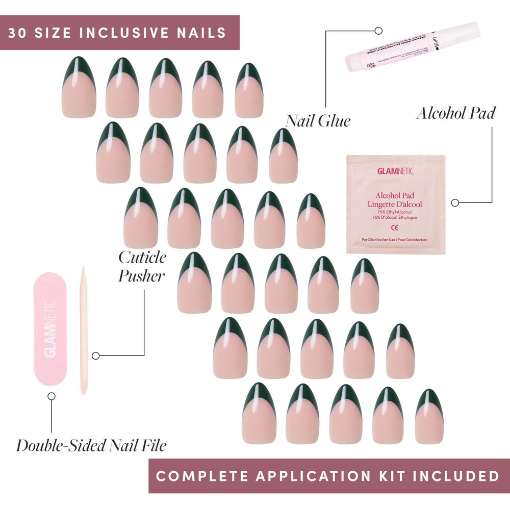 Glamnetic Château: étui et accessoires inclus facilitant le rangement et l'application.